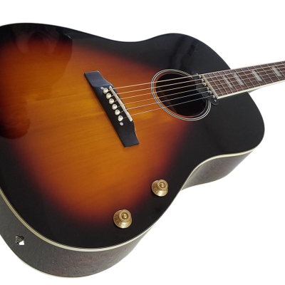 Custom Crown J160E Vintage Sunburst Magnetic Pickup Acoustic Electric Guitar - Image 5