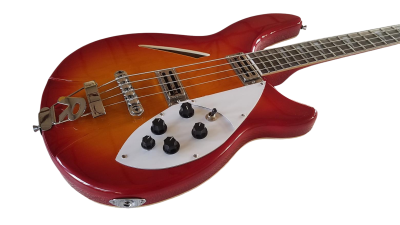 Custom Nova 4005 Cherry Fireglo 4 String 22 Frets Bass - Image 5