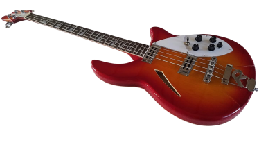 Custom Nova 4005 Cherry Fireglo 4 String 22 Frets Bass - Image 7
