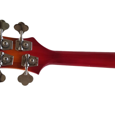 Custom Nova 4005 Cherry Fireglo 4 String 22 Frets Bass - Image 9