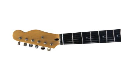 Custom Regent Pink Paisley Rosewood Fretboard Transparent Pickguard Electric Guitar - Image 6