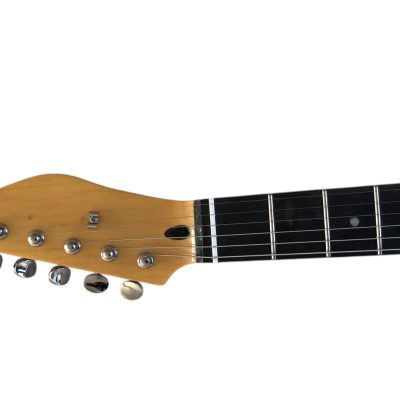 Custom Regent Pink Paisley Rosewood Fretboard Transparent Pickguard Electric Guitar - Image 6