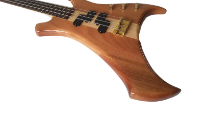 Custom Pulse Buzzard Natural Entwistle 4 String Bass - Image 7
