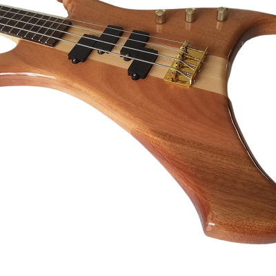 Custom Pulse Buzzard Natural Entwistle 4 String Bass - Image 7