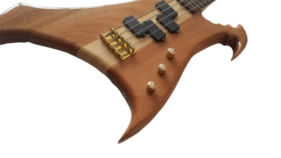 Custom Pulse Buzzard Natural Entwistle 4 String Bass - Image 8