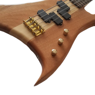Custom Pulse Buzzard Natural Entwistle 4 String Bass - Image 8