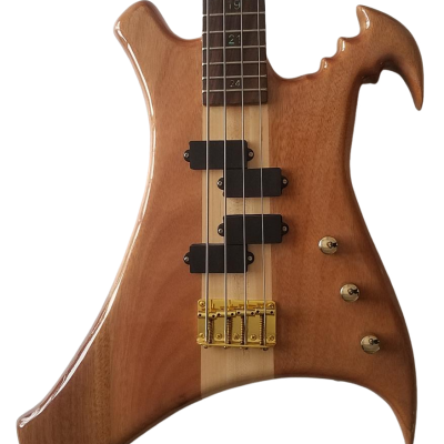 Custom Pulse Buzzard Natural Entwistle 4 String Bass
