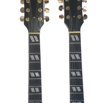 Custom Crown SG Don Felder Arctic White Double Neck 12 6 String EDS1275 Guitar - Image 5