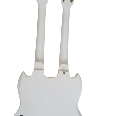 Custom Crown SG Don Felder Arctic White Double Neck 12 6 String EDS1275 Guitar - Image 12
