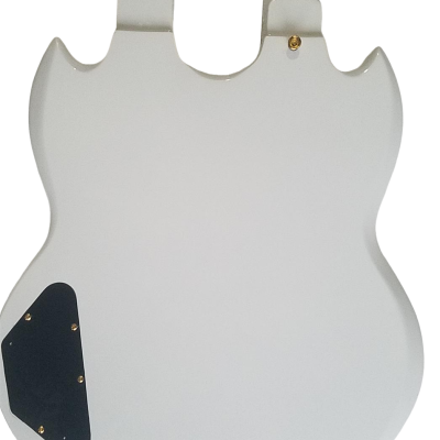 Custom Crown SG Don Felder Arctic White Double Neck 12 6 String EDS1275 Guitar - Image 11