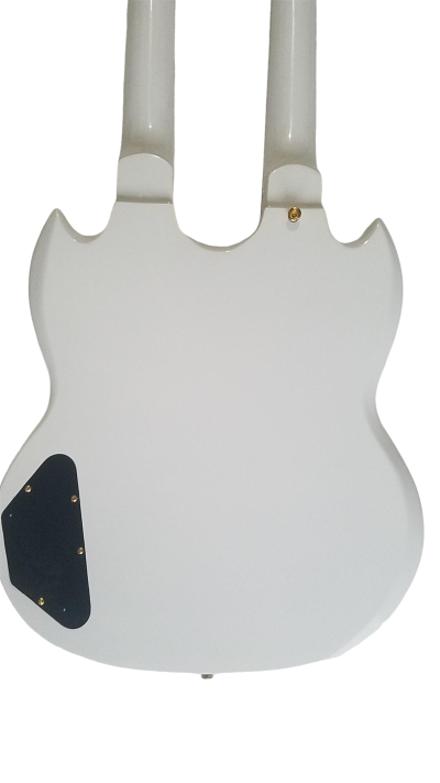 Custom Crown SG Don Felder Arctic White Double Neck 12 6 String EDS1275 Guitar - Image 11
