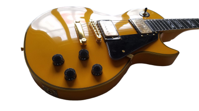 Custom Crown Randy Yellow Aged White RR Electric Guitar - Image 7