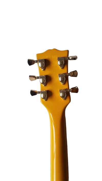 Custom Crown Randy Yellow Aged White RR Electric Guitar - Image 12