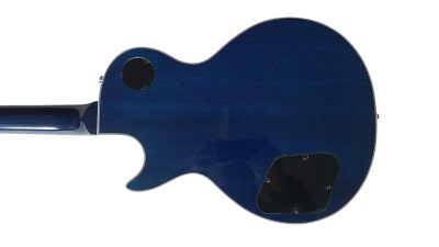 Custom Crown Tiger Maple Top Deep Blue Electric Guitar 3 Pickups - Image 14