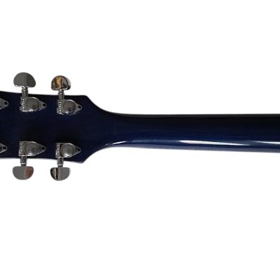 Custom Crown Tiger Maple Top Deep Blue Electric Guitar 3 Pickups - Image 10