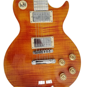 Custom Crown Bone Yard Joe Honey Flame Maple Top Guitar