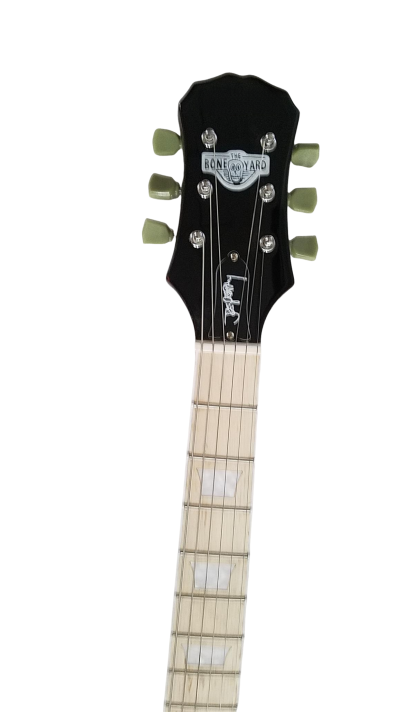 Custom Crown Bone Yard Joe Honey Flame Maple Top Guitar - Image 3