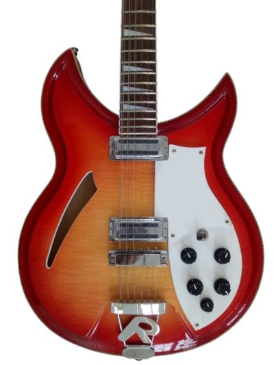 Custom Nova Cherry Fireglo 381V69 Semi Hollow 12 String Guitar