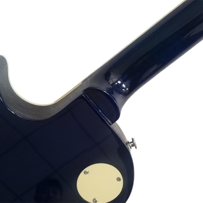 Custom Crown Blueberry Finish Electric Guitar - Image 11
