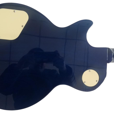 Custom Crown Blueberry Finish Electric Guitar - Image 9