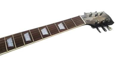 Custom Crown Blueberry Finish Electric Guitar - Image 4