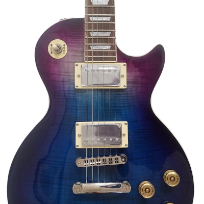 Custom Crown Blueberry Finish Electric Guitar