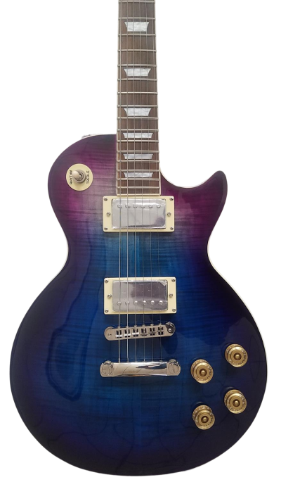 Custom Crown Blueberry Finish Electric Guitar