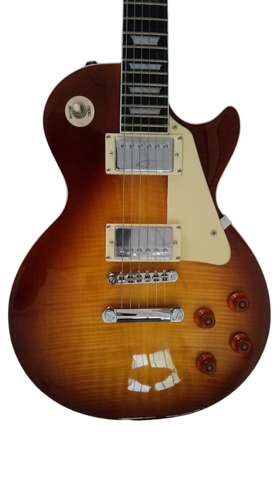 Custom Crown Jimmy Page Flamed Honey Burst Guitar