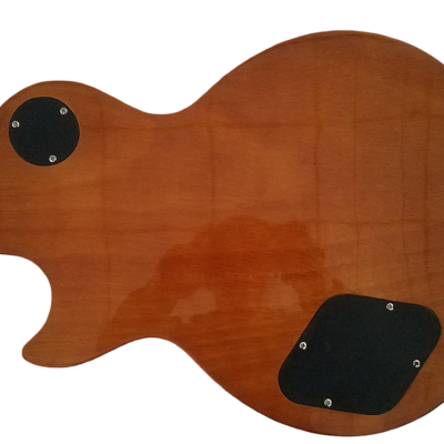 Custom Crown Jimmy Page Flamed Honey Burst Guitar - Image 8
