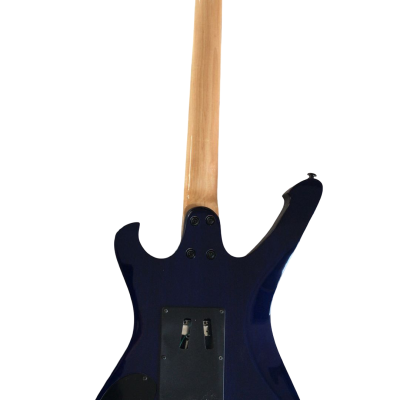 Custom Axis Iceman Quilted Maple Blue Burst IC420FM Locking Tremolo Guitar - Image 8