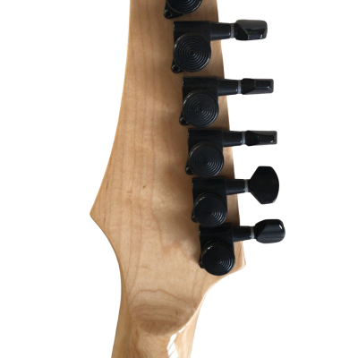 Custom Axis Iceman Quilted Maple Blue Burst IC420FM Locking Tremolo Guitar - Image 6