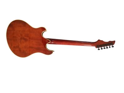 Custom Vesper Trey Languedoc Region Fhole Koa Brown Finish Bracing Inside Electric Guitar - Image 6