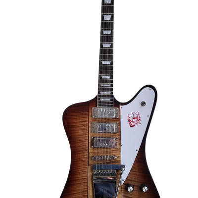 Custom Crown Firebird VII Tobacco Sunburst Finish Three Pickups Mini Humbuckers - Image 6