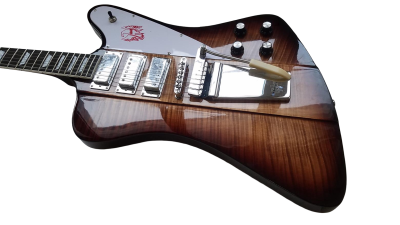 Custom Crown Firebird VII Tobacco Sunburst Finish Three Pickups Mini Humbuckers - Image 8