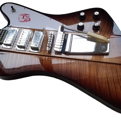 Custom Crown Firebird VII Tobacco Sunburst Finish Three Pickups Mini Humbuckers - Image 8