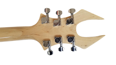 Custom Norturne Warlock Black Red Master Guitar - Image 9