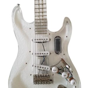 Custom Regent ST LED Plexiglass Acrylic Lucite Body Fretboard Electric Guitar