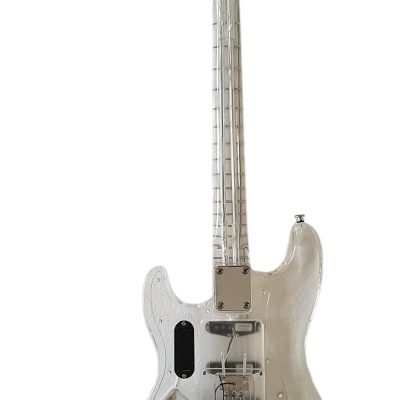 Custom Regent ST LED Plexiglass Acrylic Lucite Body Fretboard Electric Guitar - Image 9