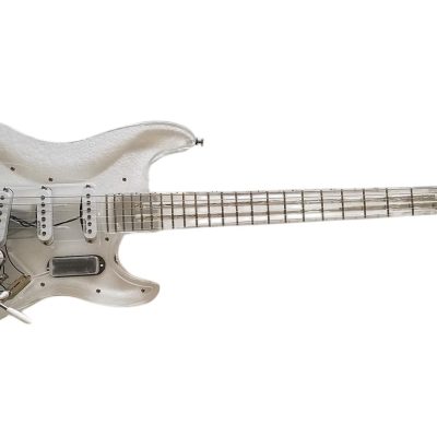 Custom Regent ST LED Plexiglass Acrylic Lucite Body Fretboard Electric Guitar - Image 6