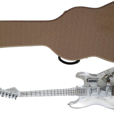 Custom Regent ST LED Plexiglass Acrylic Lucite Body Fretboard Electric Guitar - Image 5