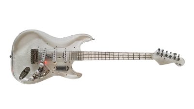 Custom Regent ST LED Plexiglass Acrylic Lucite Body Fretboard Electric Guitar - Image 4