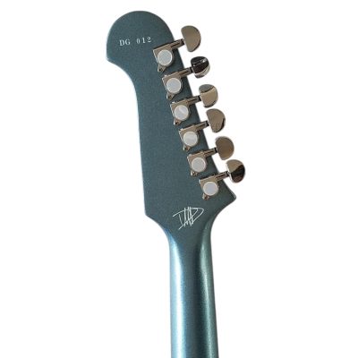 Custom Crown DG335 Pelham Blue Diamond Shaped Soundholes Guitar - Image 5