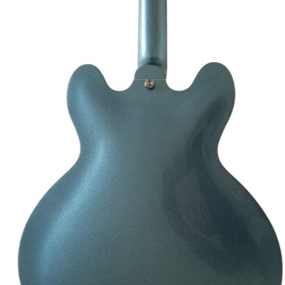 Custom Crown DG335 Pelham Blue Diamond Shaped Soundholes Guitar - Image 4