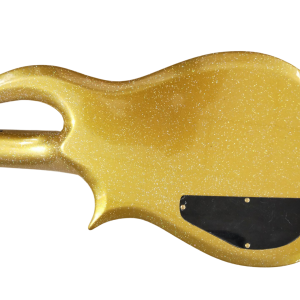 Alternative view of Custom Ember Prince Cloud Gold Sparkle Finish Gold Hardware Guitar