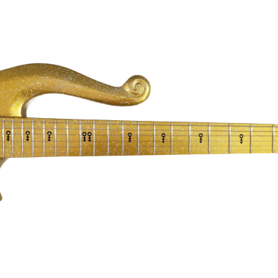 Custom Ember Prince Cloud Gold Sparkle Finish Gold Hardware Guitar - Image 5