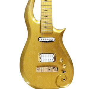 Custom Ember Prince Cloud Gold Sparkle Finish Gold Hardware Guitar