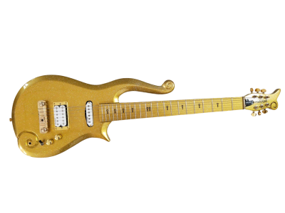 Custom Ember Prince Cloud Gold Sparkle Finish Gold Hardware Guitar - Image 7