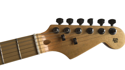 Custom Regent Mahogany Body Wood Finish Electric Guitar - Image 3
