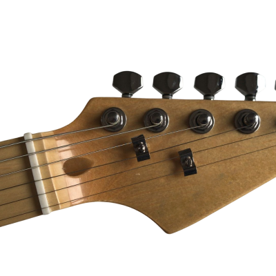 Custom Regent Mahogany Body Wood Finish Electric Guitar - Image 3