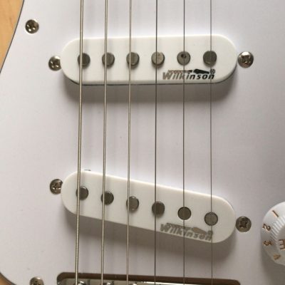 Custom Regent Mahogany Body Wood Finish Electric Guitar - Image 5